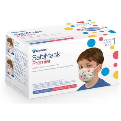 SafeMask® Premier Pediatric Earloop Face Masks